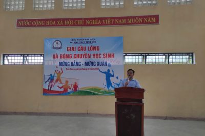 GIẢI CẦU LÔNG VÀ BÓNG CHUYỀN HỌC SINH MỪNG ĐẢNG – MỪNG XUÂN